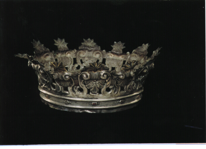 CORONA DA STATUA - AMBITO NAPOLETANO (SEC. XIX)