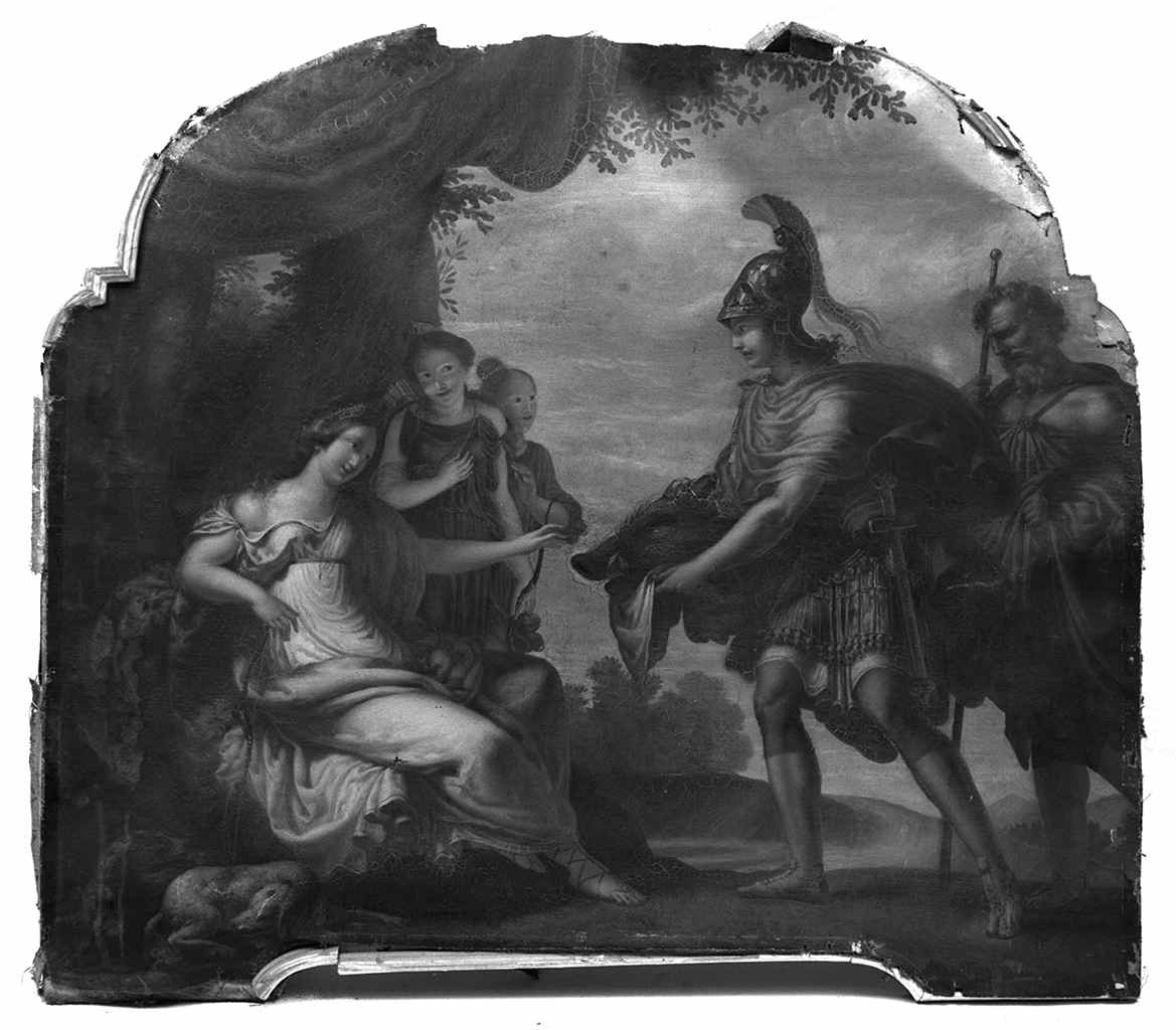 scena mitologica (dipinto, serie) di Amigoli Stefano (sec. XVIII)