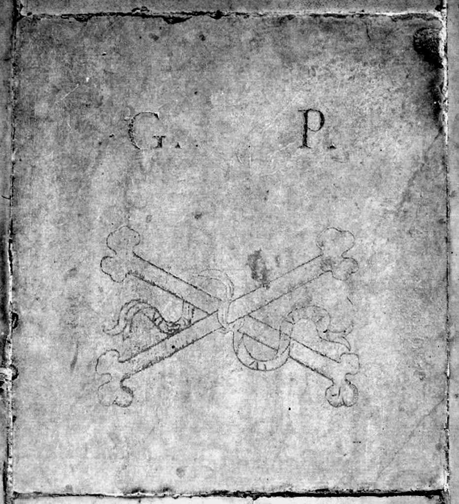 lastra tombale - produzione toscana (sec. XIX)