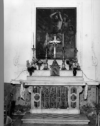 altare - bottega italiana (sec. XIX)