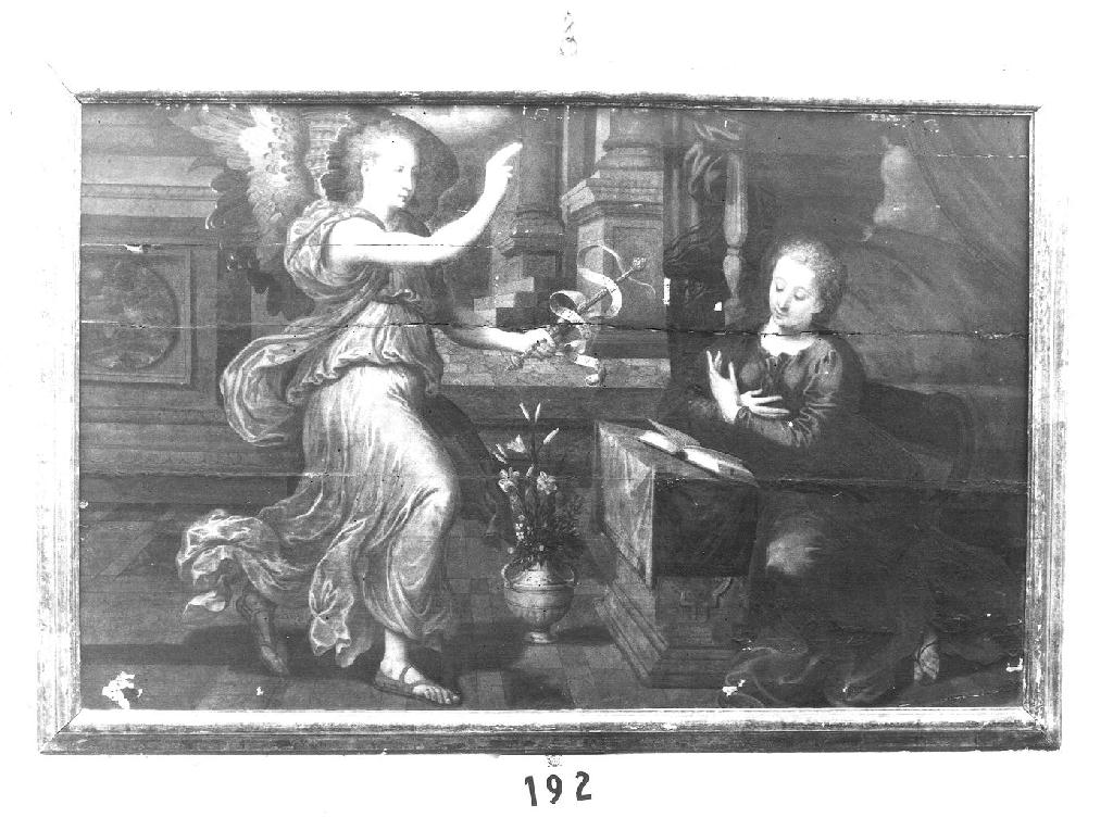 Annunciazione (dipinto, opera isolata) - ambito ligure (sec. XVII)