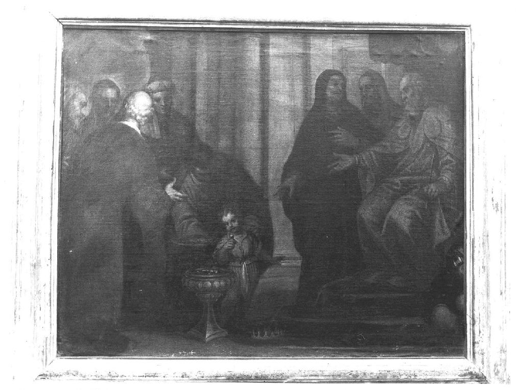 disputa di Gesù con i dottori nel tempio (dipinto, opera isolata) - ambito ligure (sec. XVIII)