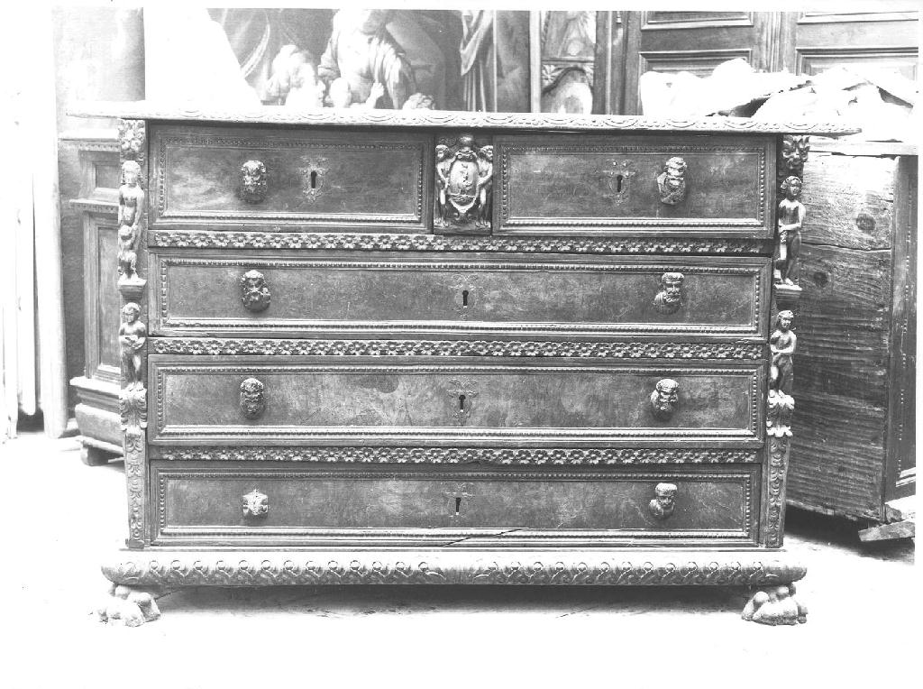 cassettone, opera isolata - bottega genovese (sec. XVI)