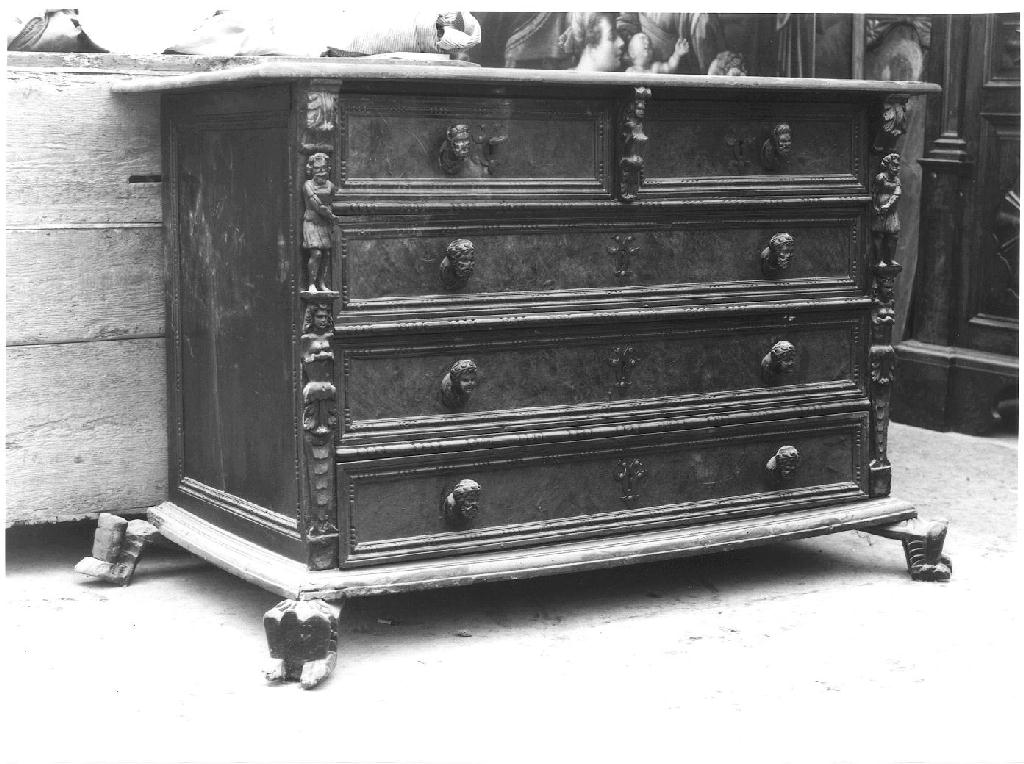 cassettone, opera isolata - bottega genovese (sec. XVI)