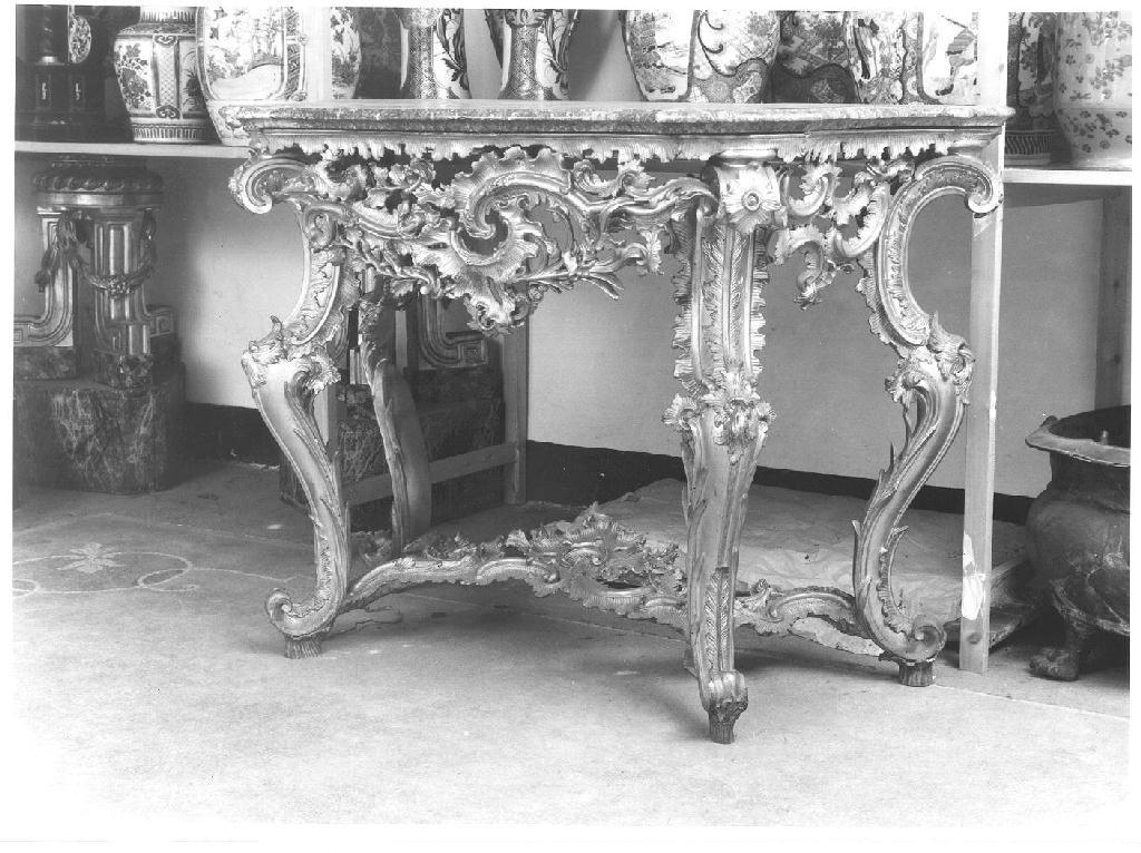 console, opera isolata - bottega italiana (sec. XVIII)
