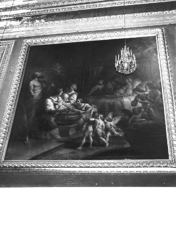 nascita di Maria Vergine (dipinto) di Cades Giuseppe (ultimo quarto sec. XVIII)