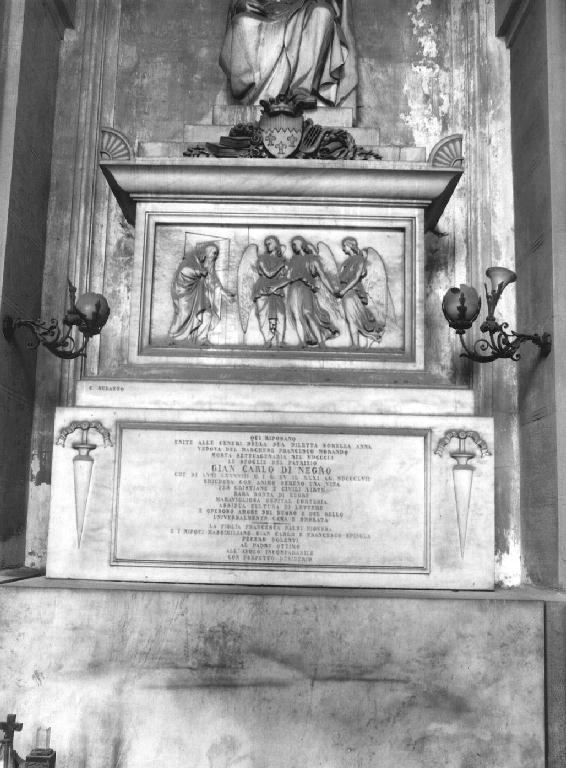 angeli (monumento funebre, opera isolata) di Rubatto Carlo (terzo quarto sec. XIX)