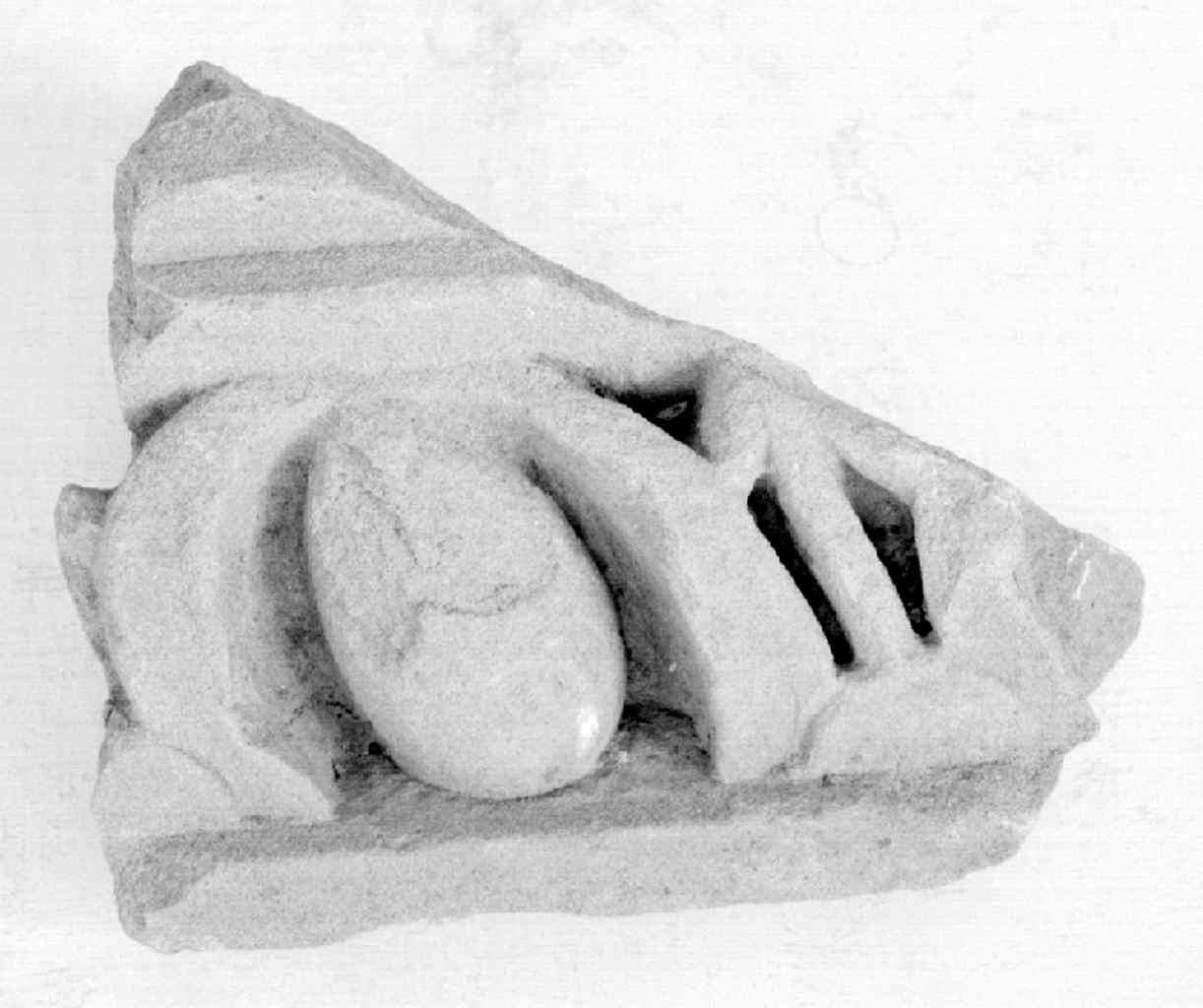 cornice architettonica, frammento - manifattura fiorentina (sec. XV)