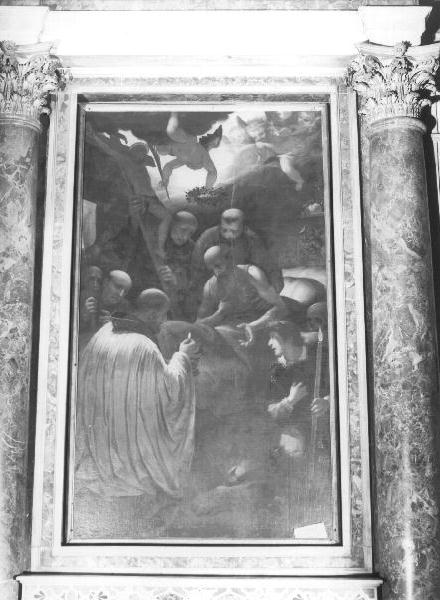 ultima comunione di San Girolamo (dipinto) di Paggi Giovanni Battista (primo quarto sec. XVII)
