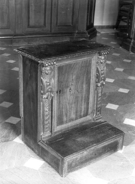 erme (inginocchiatoio) - bottega ligure (secc. XVI/ XVII)