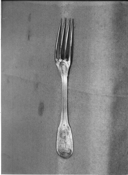 forchetta - bottega genovese (sec. XIX)