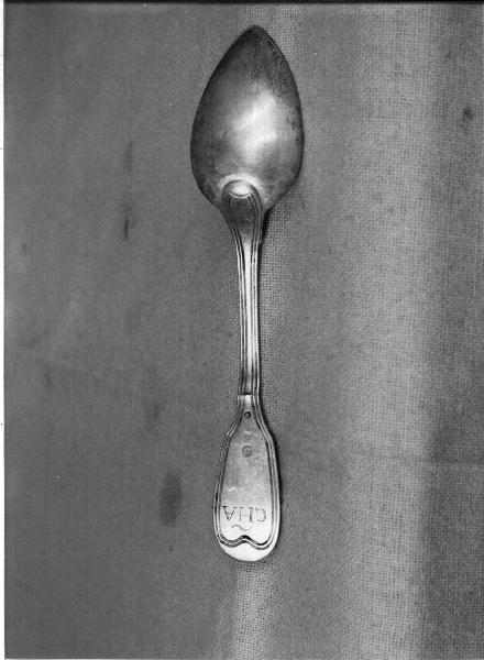 cucchiaio per incenso - bottega genovese (sec. XIX)