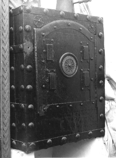 cassaforte - bottega genovese (secc. XVI/ XVII)