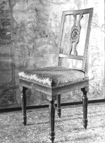sedia - bottega genovese (secc. XVIII/ XIX)