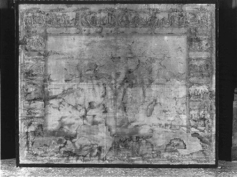 carta geografica - bottega francese (sec. XIX)