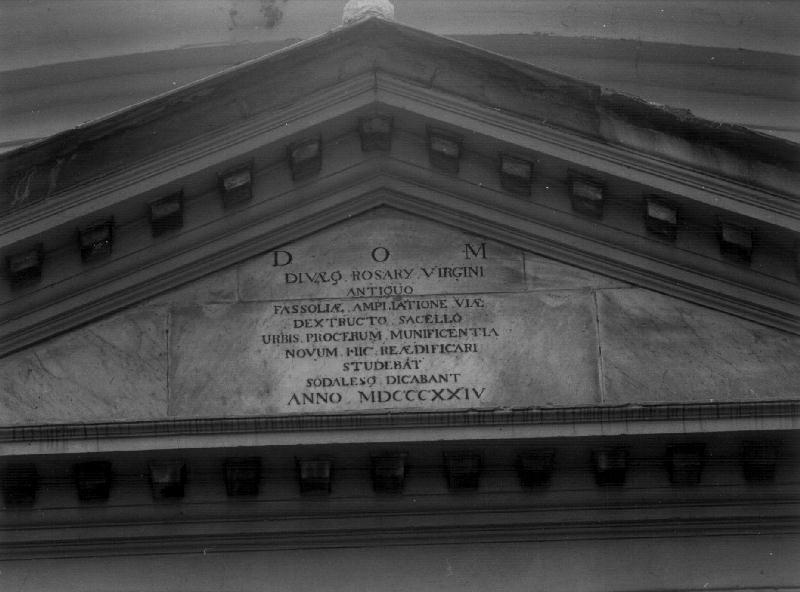 lapide - bottega ligure (primo quarto sec. XIX)