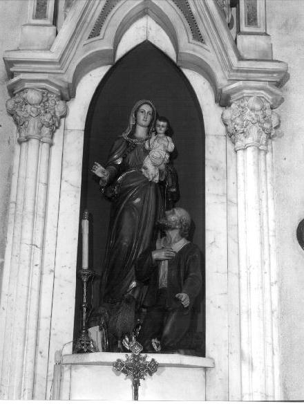 Madonna della Guardia (gruppo scultoreo) - bottega ligure (secondo quarto sec. XX)