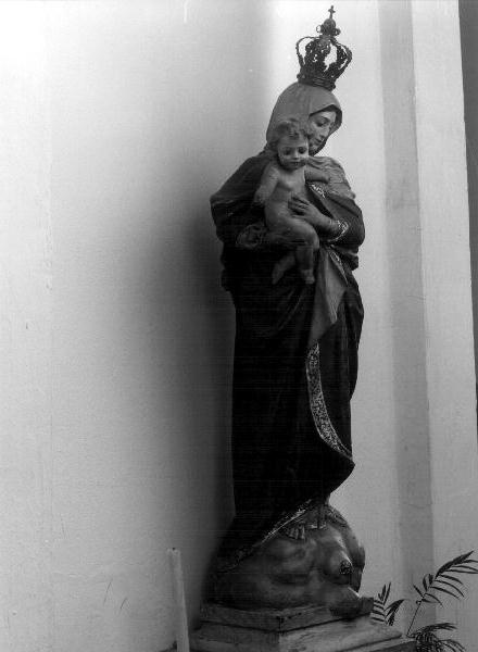 Madonna con Bambino (gruppo scultoreo) - bottega ligure (primo quarto sec. XX)
