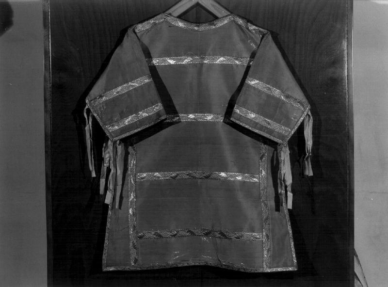 tunicella, elemento d'insieme - manifattura ligure (sec. XIX)