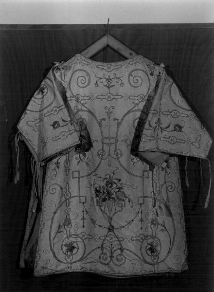 tunicella, elemento d'insieme - manifattura ligure (primo quarto sec. XX)