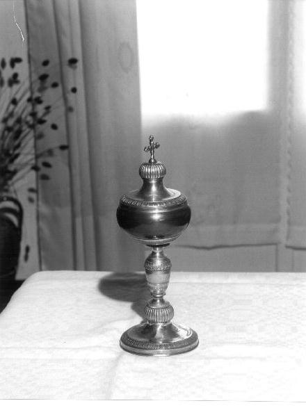 pisside da viatico - bottega ligure (primo quarto sec. XX)