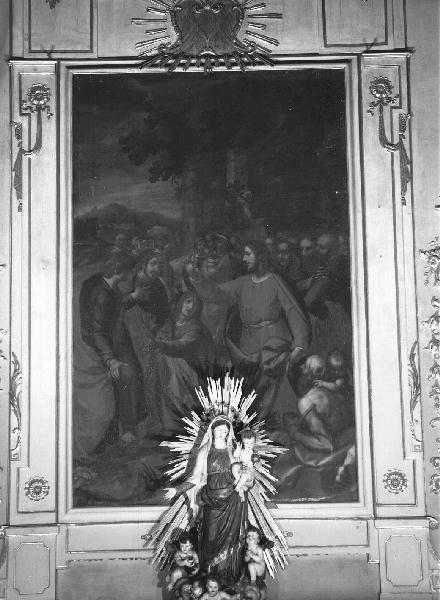 Cristo e la madre dei figli di Zebedeo (dipinto) di Paggi Giovanni Battista (primo quarto sec. XVII)