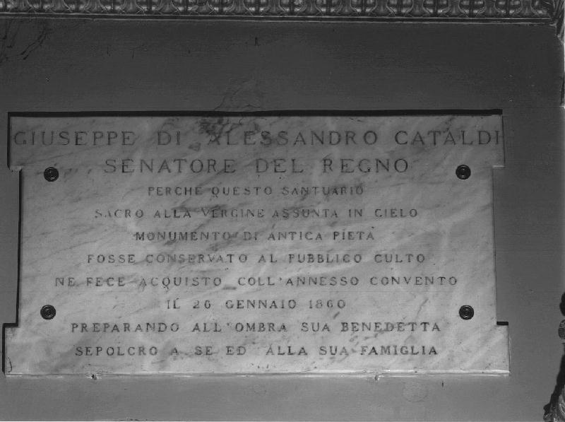 lapide - bottega ligure (primo quarto sec. XVIII)