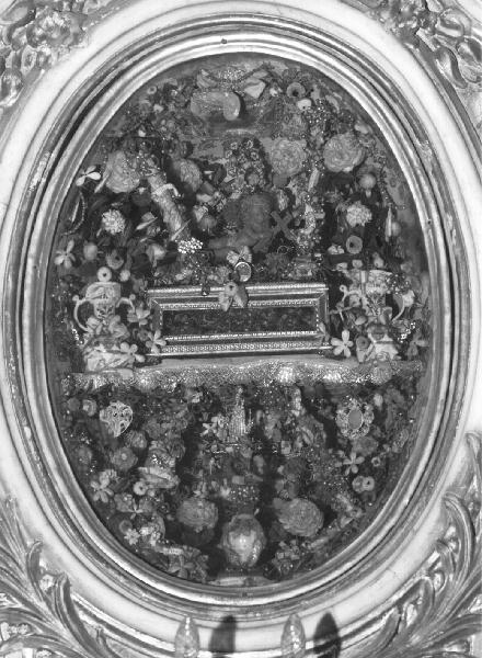 reliquiario a teca di Torre Gaetano (terzo quarto sec. XVIII)