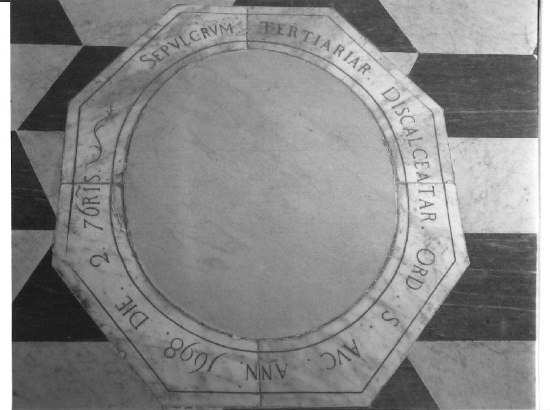 lapide - bottega ligure (ultimo quarto sec. XVII)