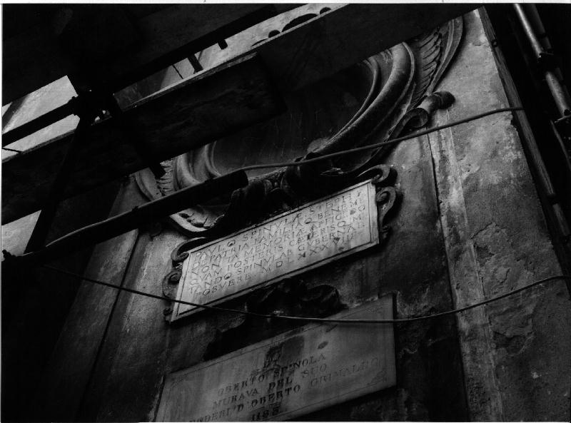 lapide, opera isolata - bottega italiana (sec. XII)