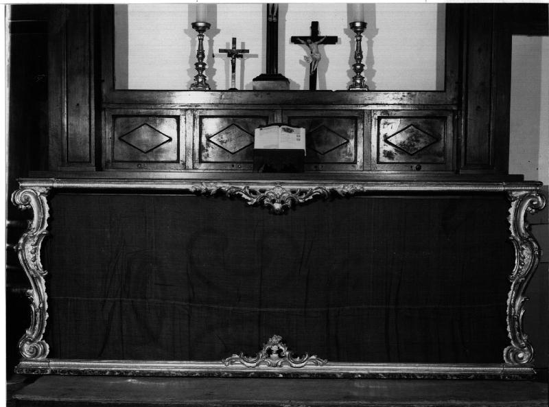 cornice di paliotto, opera isolata - bottega ligure (metà sec. XVIII)