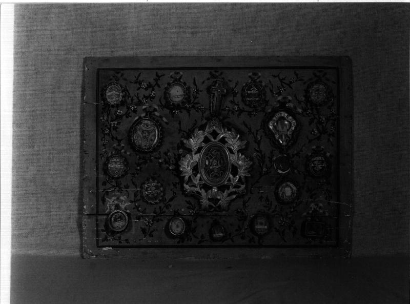 reliquiario - a castone, su supporto, serie - PRODUZIONE LIGURE (sec. XVIII)