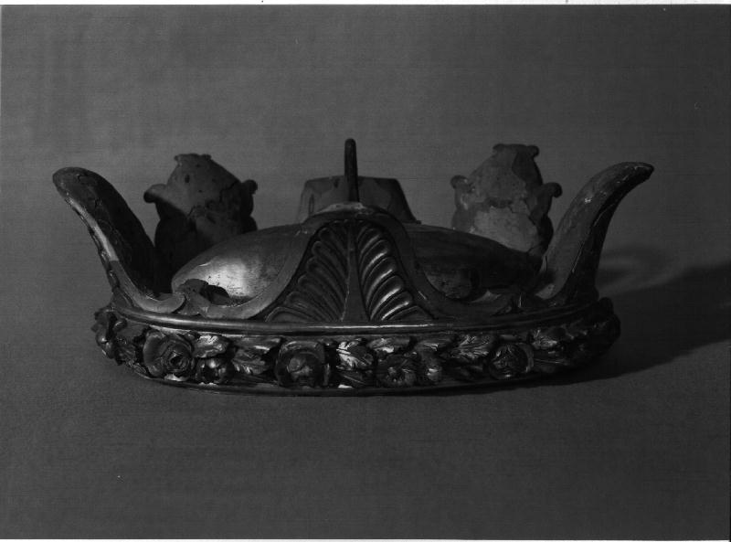 corona da statua, opera isolata - bottega ligure (sec. XIX)
