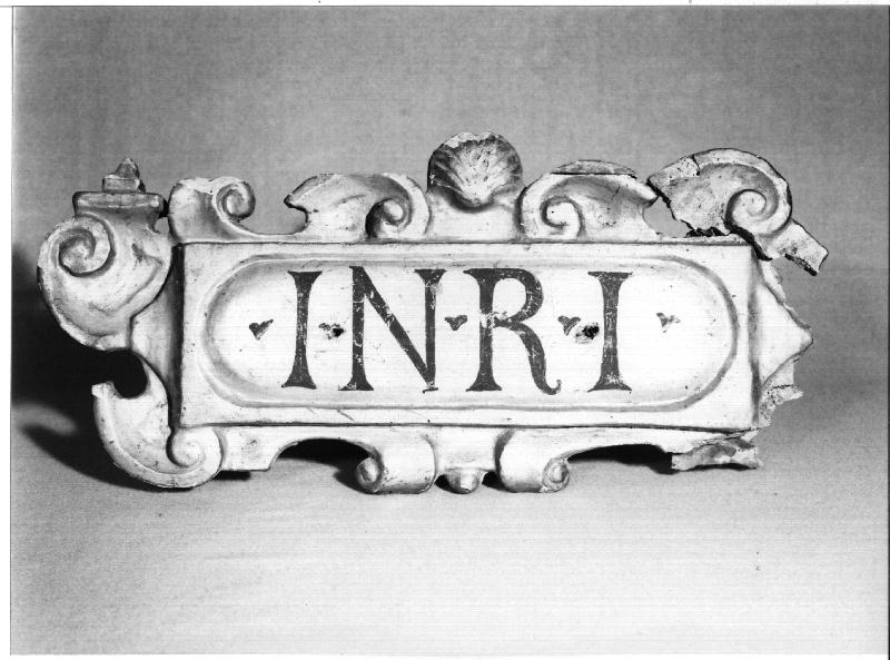 cartiglio, opera isolata - bottega ligure (primo quarto sec. XVIII)