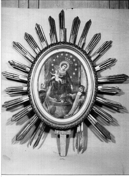 MADONNA DEL ROSARIO (dipinto, elemento d'insieme) - ambito ligure (prima metà sec. XX)