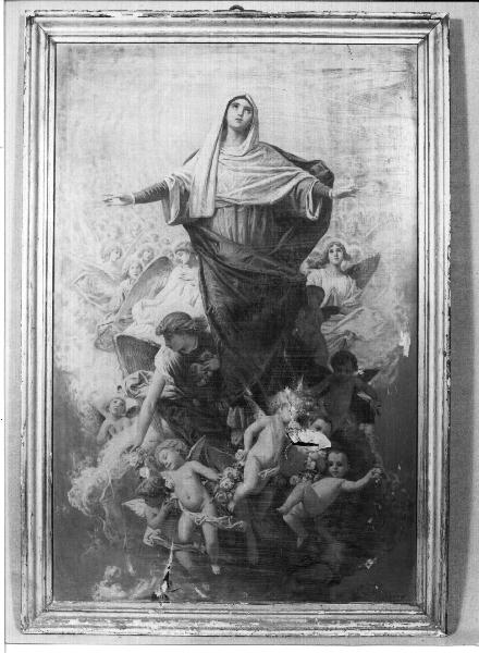 assunzione della Madonna (dipinto, opera isolata) - ambito ligure (primo quarto sec. XX)