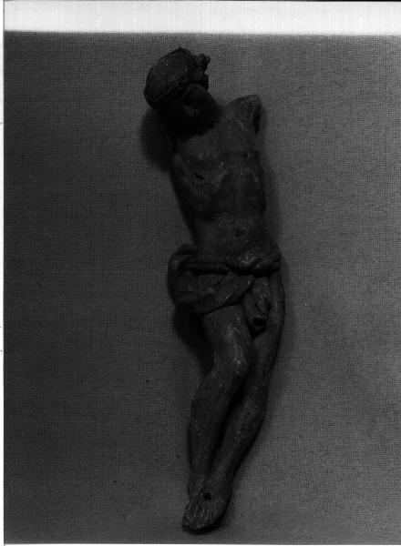 CRISTO CROCIFISSO (crocifisso, frammento) - bottega ligure (prima metà sec. XVIII)