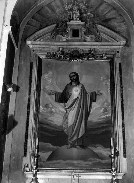 angioletto in preghiera (ancona, elemento d'insieme) - bottega ligure (sec. XVII)