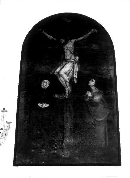 crocifissione di Cristo (dipinto, opera isolata) - ambito ligure (inizio sec. XVI)