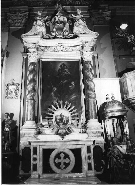 altare, elemento d'insieme - bottega genovese (ultimo quarto sec. XVII)