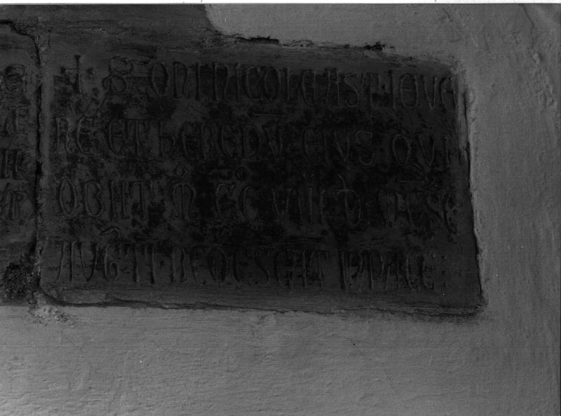 lapide, opera isolata - bottega genovese (sec. XIII)