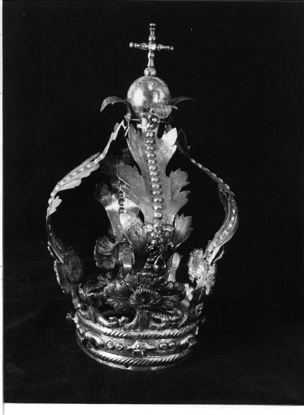 corona da statua, elemento d'insieme - PRODUZIONE GENOVESE (secondo quarto sec. XIX)