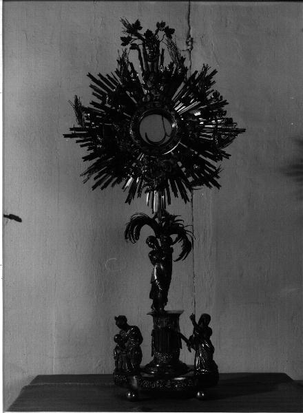 ostensorio, elemento d'insieme - PRODUZIONE GENOVESE (secondo quarto sec. XIX)