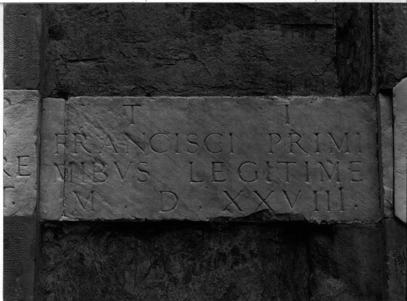 lapide commemorativa, opera isolata - bottega genovese (sec. XVI)