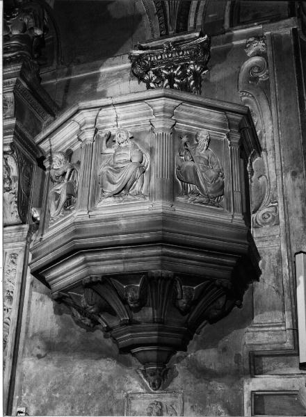 pulpito, opera isolata di Montorsoli Giovanni Angelo (secondo quarto sec. XVI)