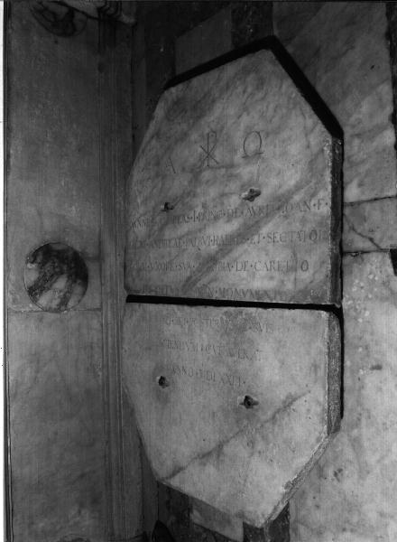 lapide tombale, opera isolata - bottega genovese (sec. XVII)