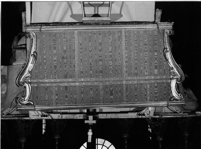 paliotto, elemento d'insieme - manifattura ligure (secc. XIX/ XX)