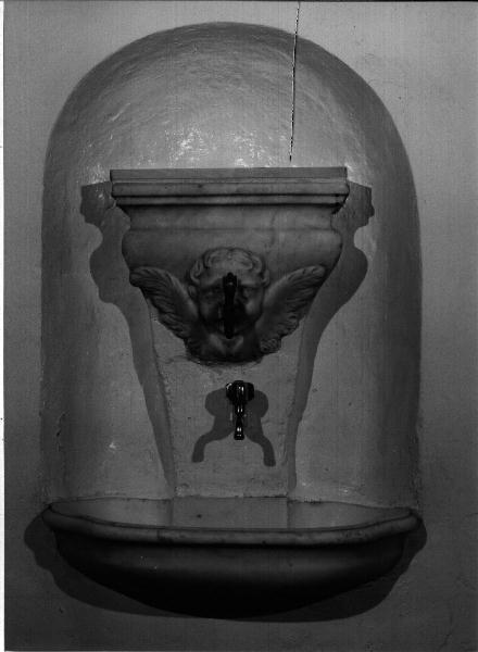 cherubino (fontana - a muro, opera isolata) - bottega genovese (metà sec. XVI)