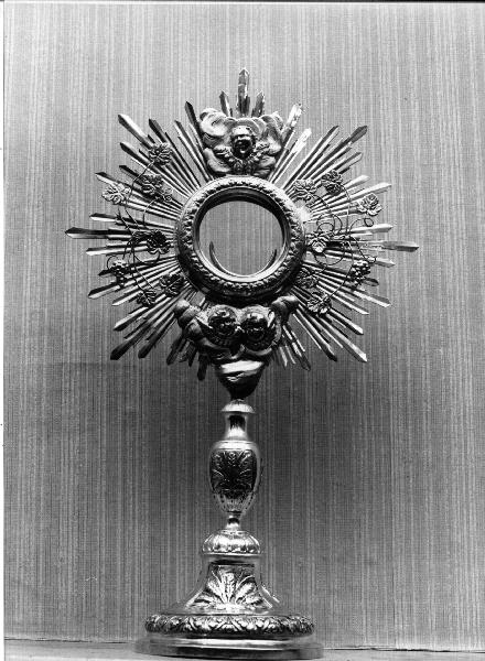 ostensorio, opera isolata - bottega genovese (sec. XIX)