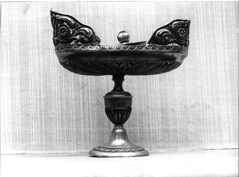 navicella portaincenso, opera isolata - bottega genovese (primo quarto sec. XIX)